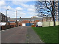 Road behind Westmorland Court in NE31 1UU