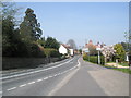 Looking from Sheepwash Lane into Midhurst Road in PO18 0DE