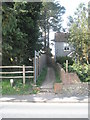 Junction of Midhurst Road and the footpath to Lavant House in PO18 0DE