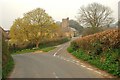 Askerswell: Junction towards the Church in DT2 9EN