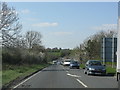 A509 near Burton Latimer cemetery in Isham