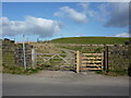 Gate on Back Lane near Upper Coldwell Reservoir in BB10 3RD