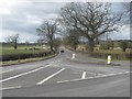 Kedleston Road from Church Road, Quarndon, Derbyshire in DE3 2LW