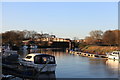 View of River Ouse, looking towards the old Railway Bridge in YO23 2TB