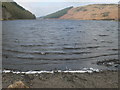 Gentle waves on the southern end of Llyn Geirionydd in LL27 0YX