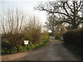 Access road to Trenley Farm in TN18 5ER