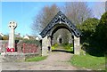 War memorial and lychgate, Buckland Brewer in EX39 5LP
