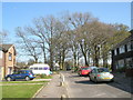 Approaching Waterlooville Park from Milton Road in PO7 7RE