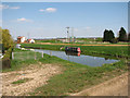 Canal boat moored in Well Creek in PE38 0BA