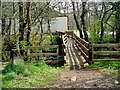 Footbridge over the River Rha in IV51 9YL