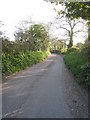 Narrow village lane in RG25 3AB