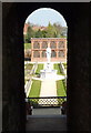Elizabethan privy garden viewed from the keep in CV8 1PQ