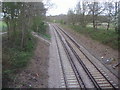Railway lines, Oxshott in KT22 0PH