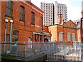 Disused buildings at Leicester Railway Station in LE5 3AY