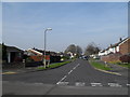 Looking from Inhurst Close into Meadway in PO8 8UP