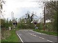 Level crossing at a bend in CV35 0UG