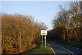 Road junction sign, Beachy Head Rd in BN20 7TS