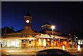 Night time at Eastbourne Station in BN20 8AE