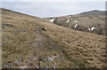 Path leading up to Sticks Pass in CA12 4TJ