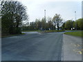 Northwich Road/Aston Lane roundabout in WA7 3FY