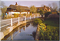 River Itchen at Cheriton. in Cheriton