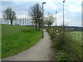 Path through Southglade Park in NG5 9LN