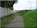 Footpath beside Bestwood Park Drive West in NG5 5DY
