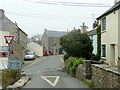 Approaching Catherine Street, St. David's in SA62 6NX