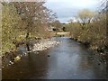 The River Carron, as seen from a bridge in FK6 6LP