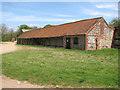 Barns south of Litcham in Kempstone
