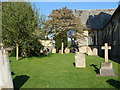 Church of Ss Martin and Mary, Chudleigh - the churchyard and north porch in TQ13 0PJ