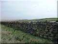 Dry stone wall along the lane in Sutton
