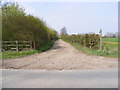 Footpath to Park Farm in IP14 6AX