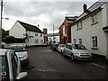 Cullompton: looking towards Pound Square from Brook Road in EX15 1EX