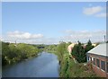 River Calder - viewed from Calder Road in WF13 3LW