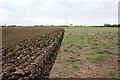 Freshly ploughed furrows in TS22 5PH