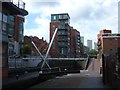Modern footbridge over the canal in B3 1PB
