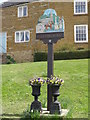Cottingham village sign in LE16 8YN