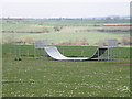 Skateboard structure at Wibarston in Wilbarston