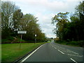 Mackworth sign on the Ashbourne Road in DE22 4EG