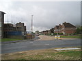 Looking from Sompting Road into Tower Road in BN15 0AA