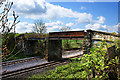 A bridge over the railway near Duke's Barn in WN5 8HB