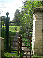Gate to Scawby park in DN20 9AA
