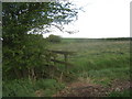Footbridge near The Hermitage in Wye with Hinxhill