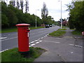 A129 London Road and London Road Postbox in CM12 9NW
