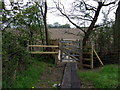 Footbridge on walking path in SA43 3HX