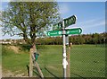 Medway Valley signpost, Batys Marsh in ME2 2ZA