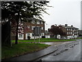Rectory Farm Road on a rainy Sunday morning in BN15 0ND