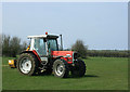 2010 : Massey Ferguson in a field off Ayford Lane in SN14 8AB