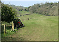 2010 : Tractor at work off Beek's Lane in BA1 8HF
